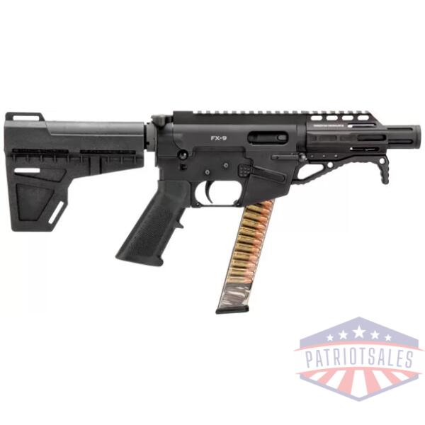 FREEDOM ORDNANCE FX9 PISTOL - 9MM 4.5" 31RD M-LOK BRACE