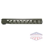 GGP AR15 15" MLOK HANDGUARD OLV DRAB