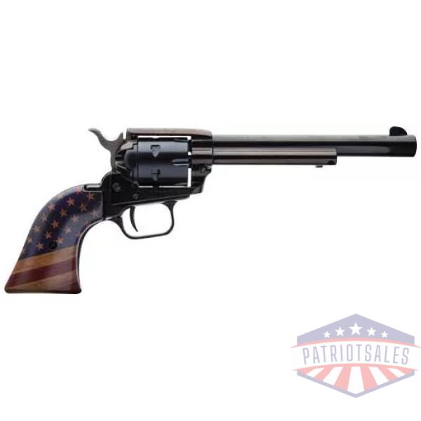 HERITAGE 22LR 6.5" FS BLUED - USA FLAG GRIP