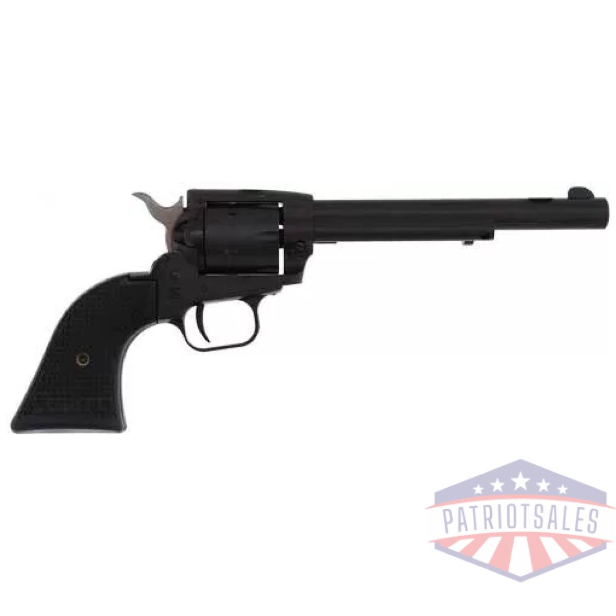 Heritage 22lr/22wmr black - 6. 5" steel frame polymer grip - image 1