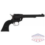 HERITAGE 22LR/22WMR BLACK - 6.5" STEEL FRAME POLYMER GRIP