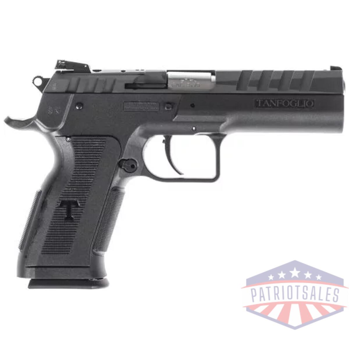 Tanfoglio force duty 9mm 4. 9" - 20rd poly threaded black - image 1