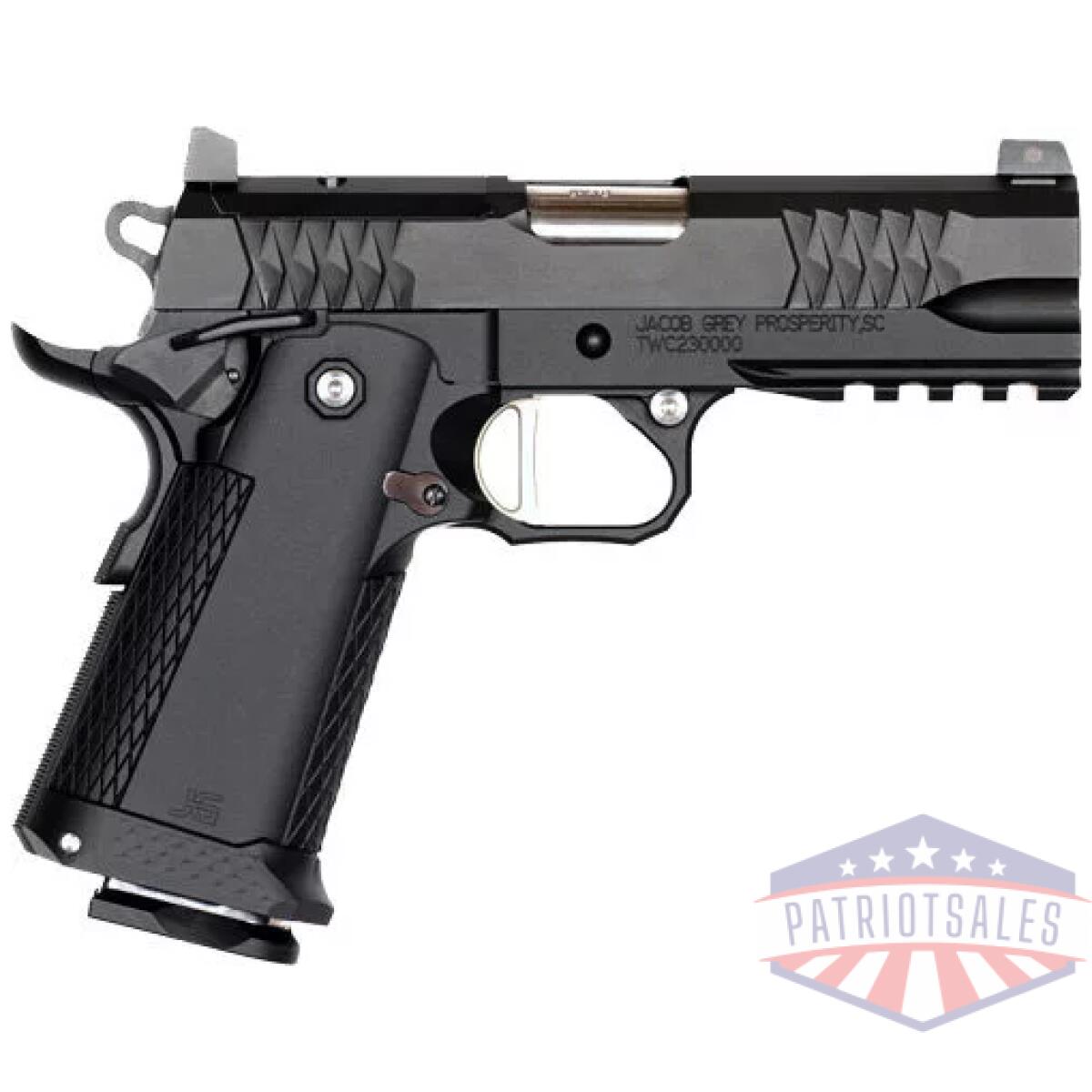 Gtwc9425_right - jacob grey twc 1911 4. 25" 9mm - optic ready xs tritium sght bl - gtwc9425 right