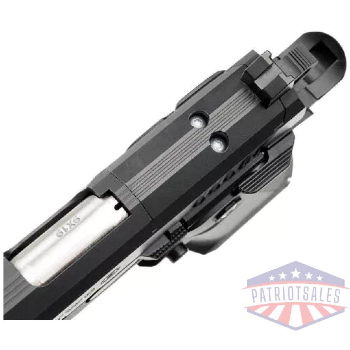 Gtwc9425_slide_top-rear - jacob grey twc 1911 4. 25" 9mm - optic ready xs tritium sght bl - gtwc9425 slide top rear