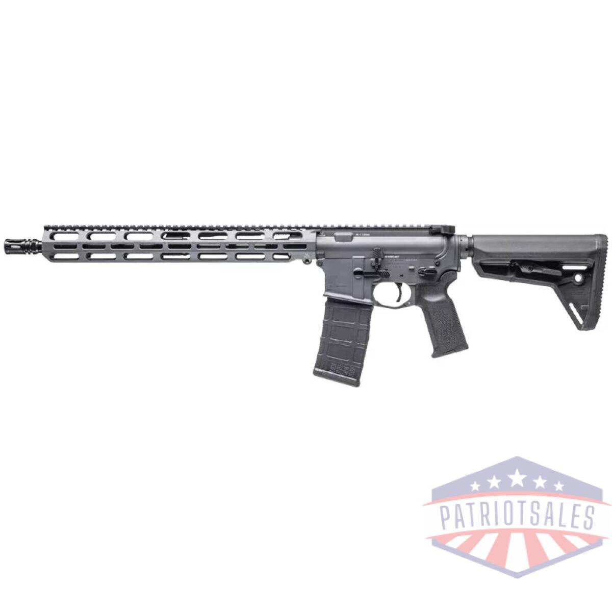 Gv31100916603_left - vktr vk1 rifle 5. 56 nato - 16" 30rd grey w/magpul stock - gv31100916603 left