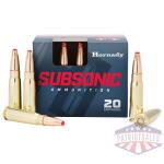 HRNDY 7.62X39 255GR SUB-X 20/200