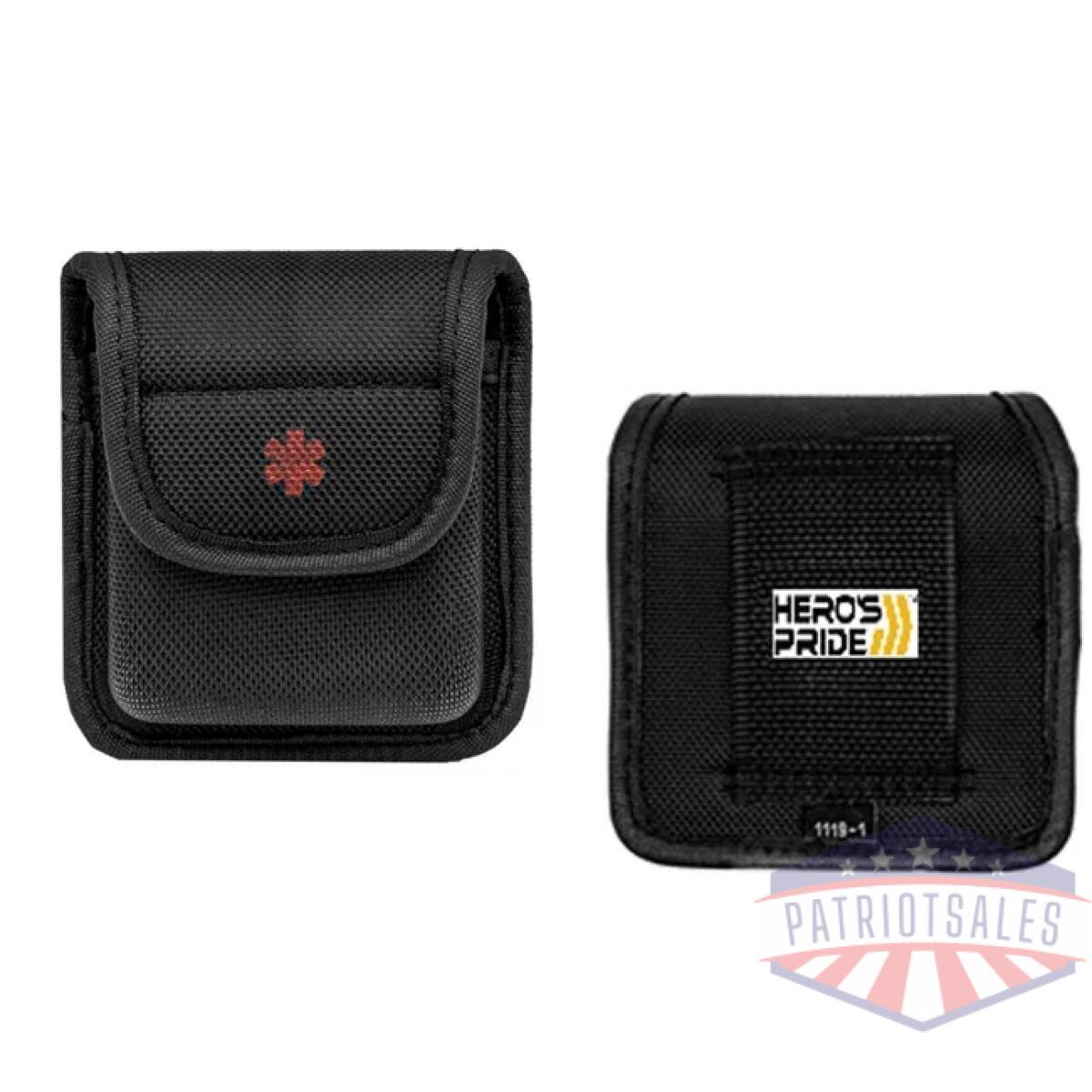 Hero-1119-1 - ballistic narcan nasal spray case w/ hidden snap - plain - hero 1119 1