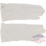 Parade Snap Gloves - Raised Pointing - White