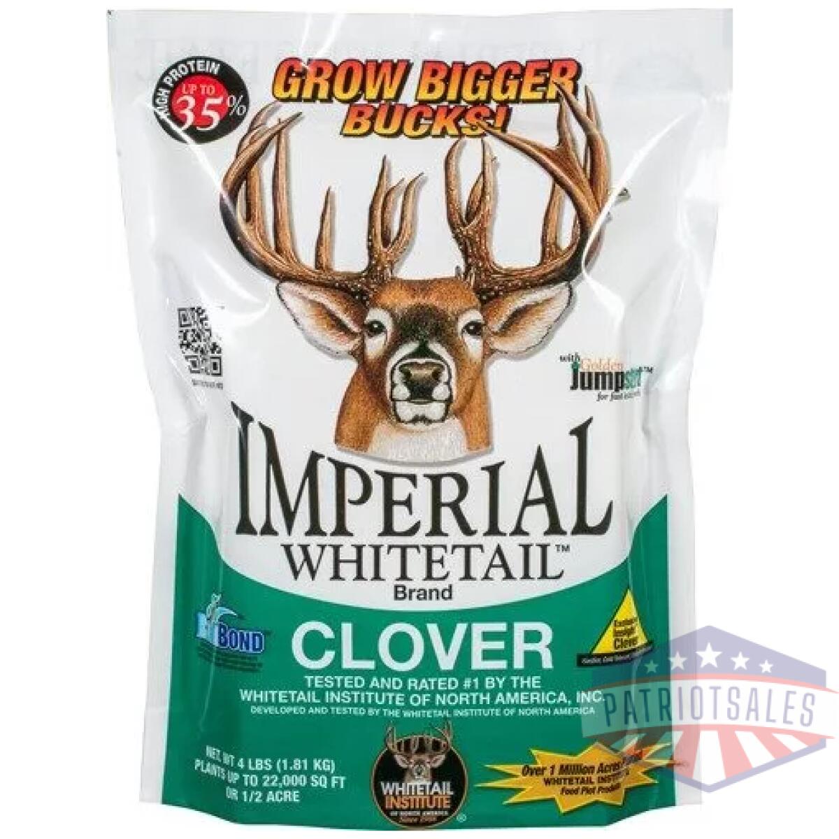 Imp4 - whitetail institute imperial - clover 1/2 acre 4lb sprng/fall - imp4