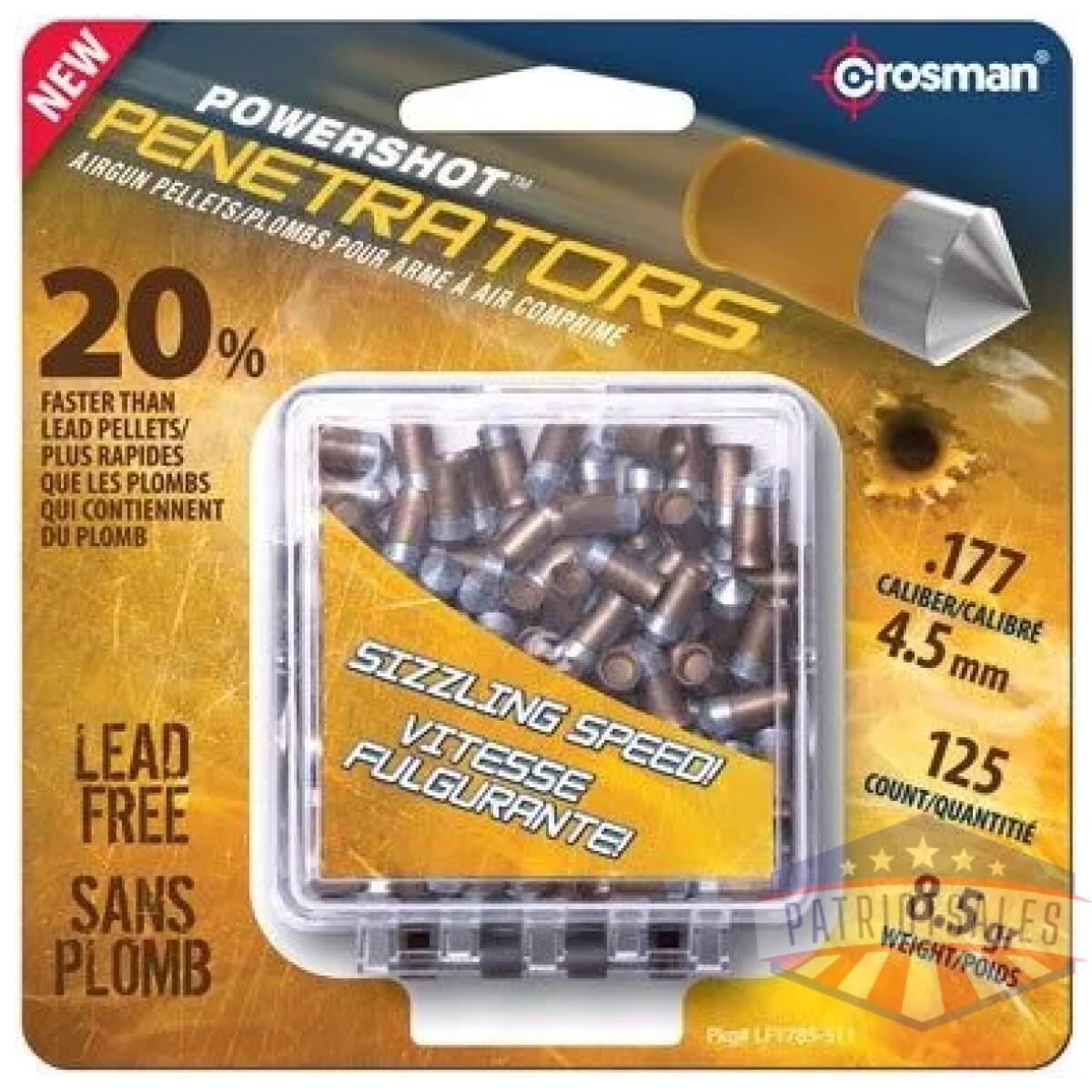 Lf1785_1 - crosman pellets 177 lead free - 8. 5 grain 125 count - lf1785 1