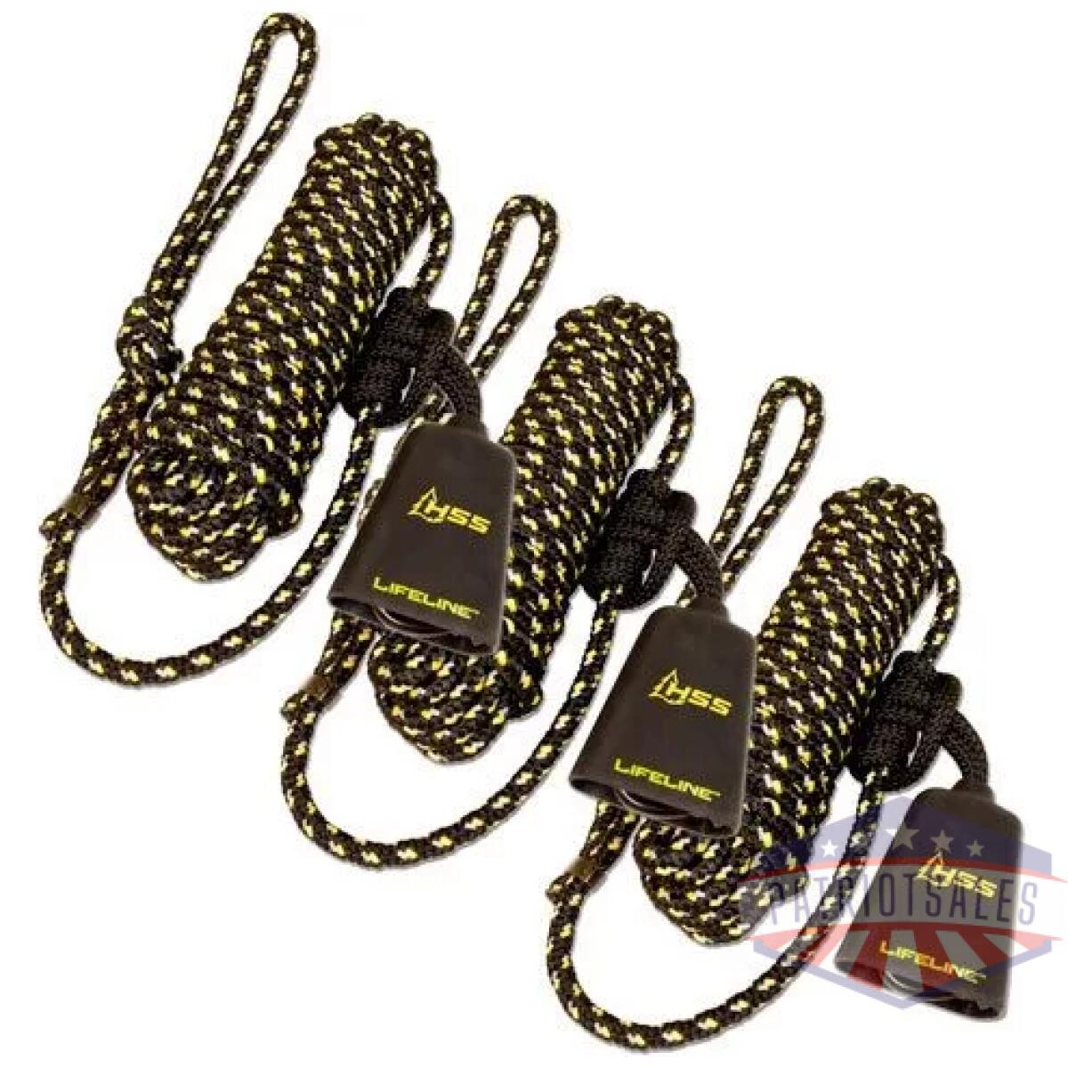 Lls3 - hss lifeline 30' w/single - carabiner 3pk - lls3