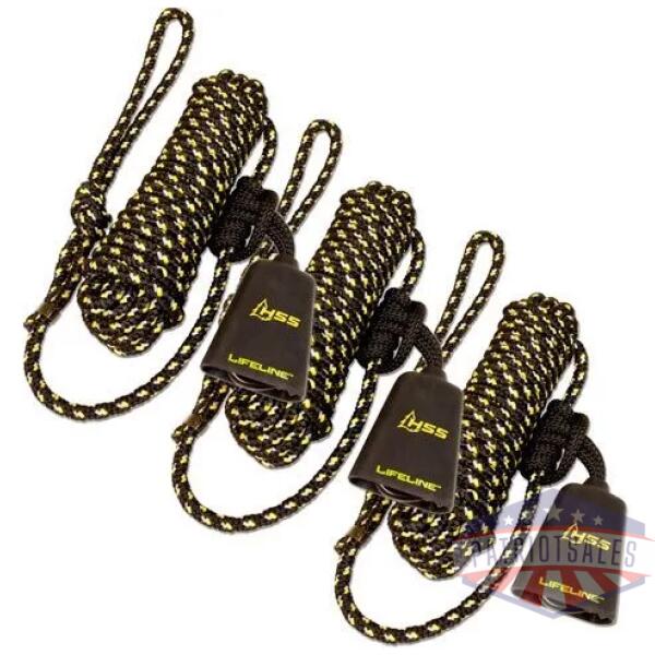 HSS LIFELINE 30' W/SINGLE - CARABINER 3PK