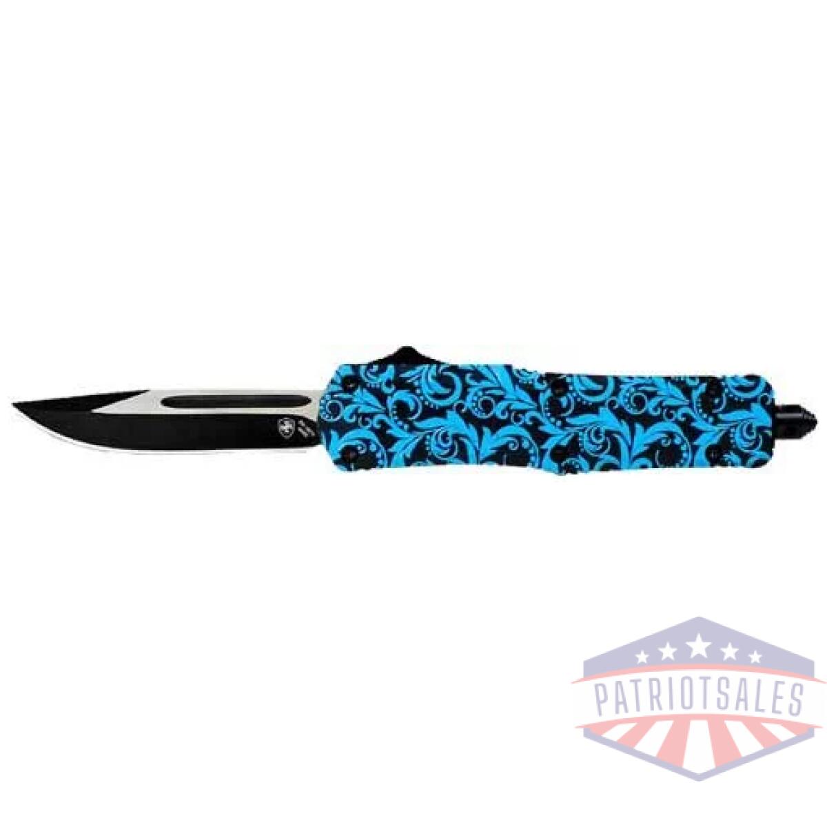 Templar knife large otf maiden - teal 3. 5" black drop point - image 1