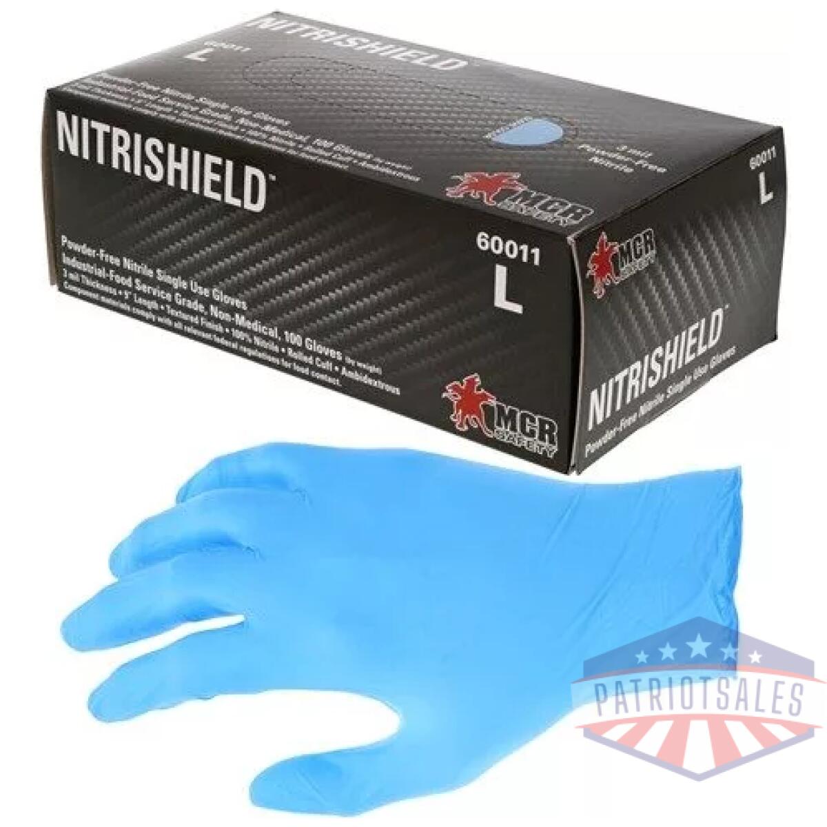 Mcr-60011l - economy, powder free, nbr - mcr 60011l