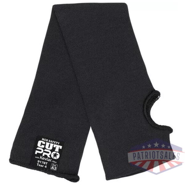 18 Black Kevlar Sleeve with Thumb Slot