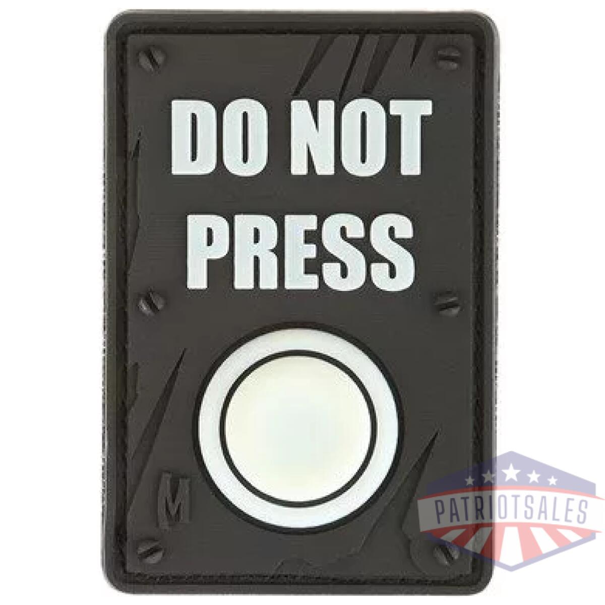 Mxp-pvcpatch-donpz - do not press morale patch - mxp pvcpatch donpz