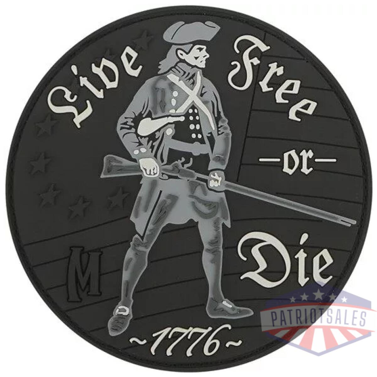 Mxp-pvcpatch-lfods - live free or die morale patch - mxp pvcpatch lfods