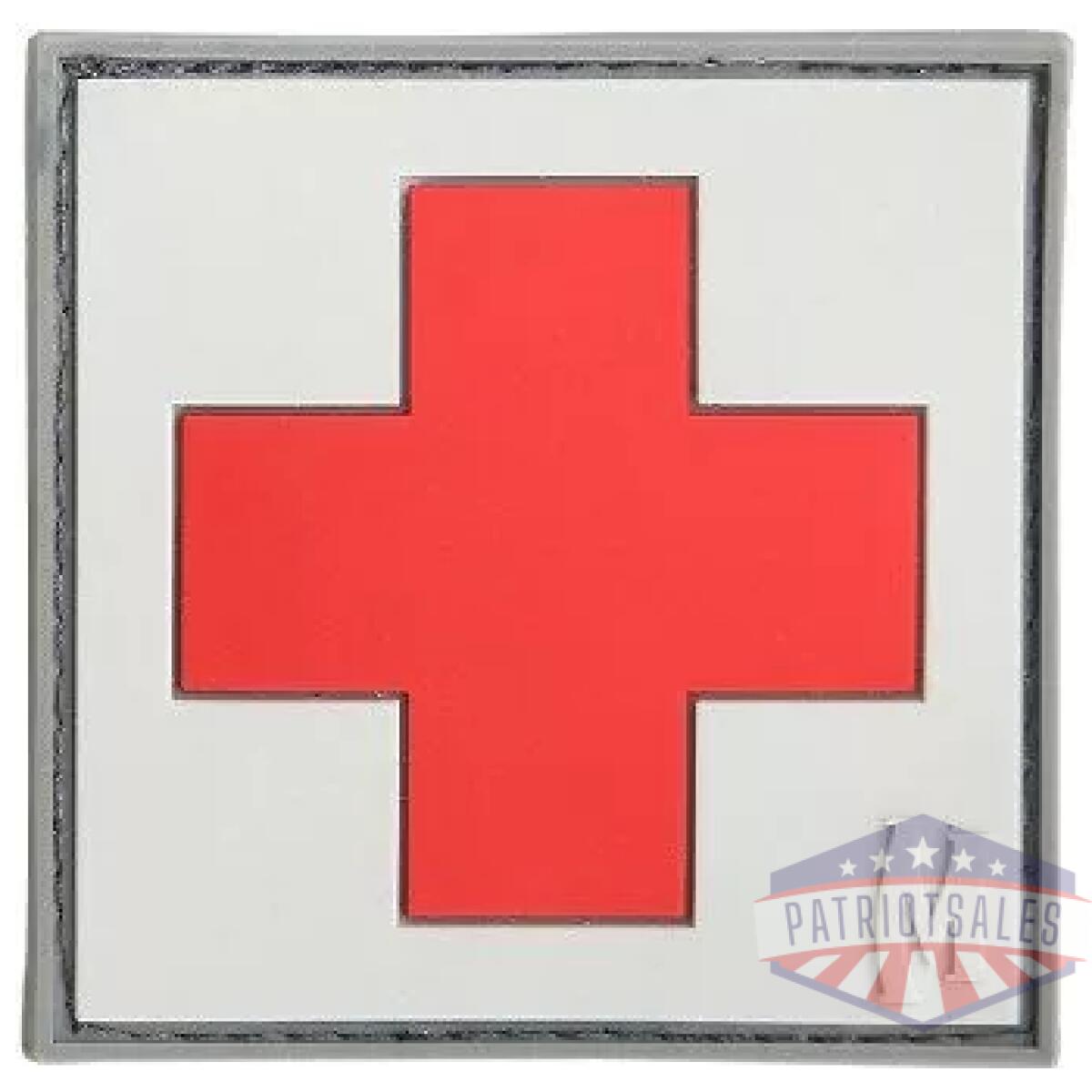 Mxp-pvcpatch-med2s - medic morale patch (large) - mxp pvcpatch med2s