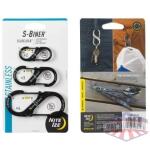 S-Biner Stainless Steel SlideLock - 3 Pack
