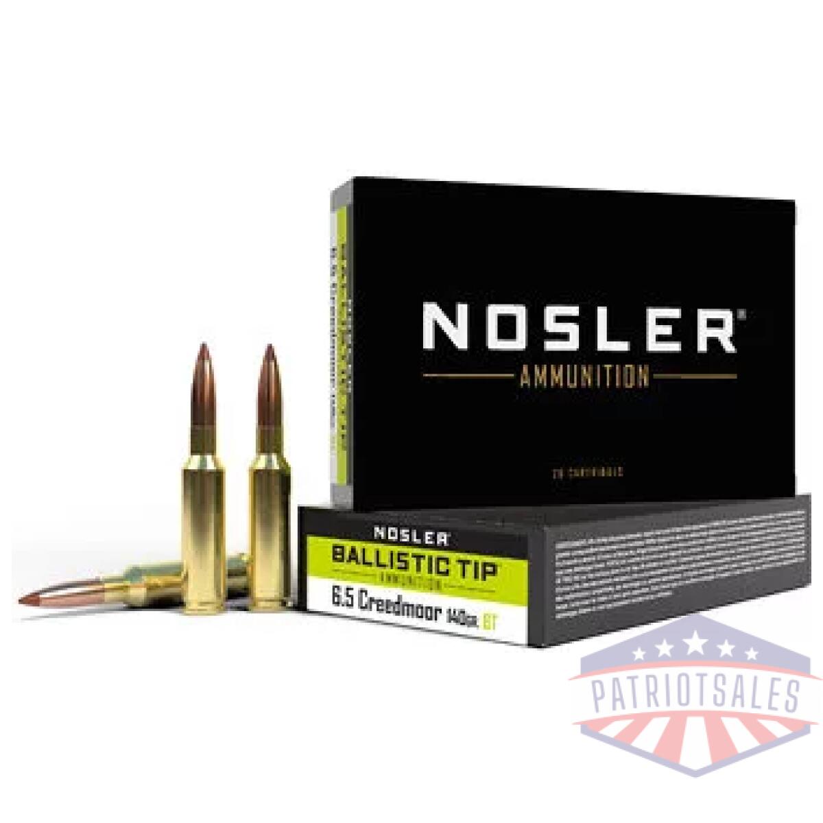 Nosler 6. 5 creedmoor 140gr bt 20/180 - image 1