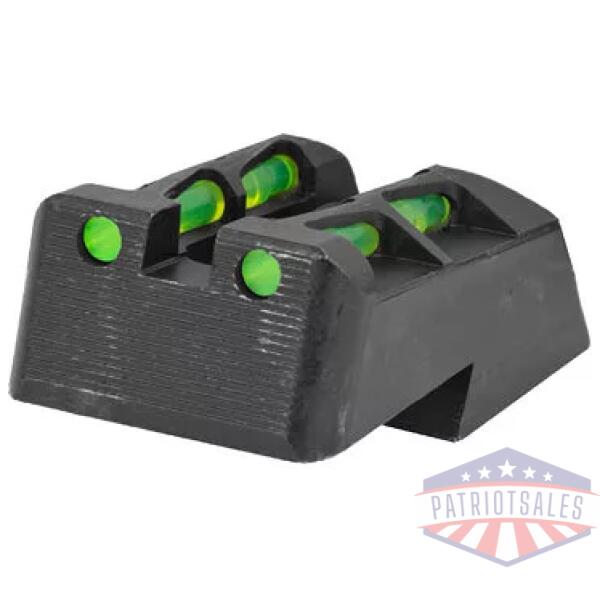 HIVIZ LTWV REAR SA 1911 GRN/RD/BLK