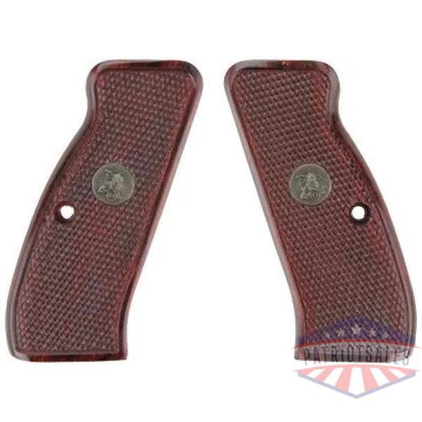 PACHMAYR LAMINATED WOOD GRIPS - CZ 75/85 ROSEWOOD CHECKERED