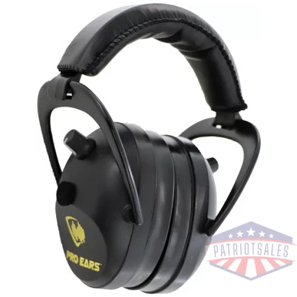 PRO EARS GOLD II 26 EAR MUFF - ELECTRONIC W/PADDED BASE BLK