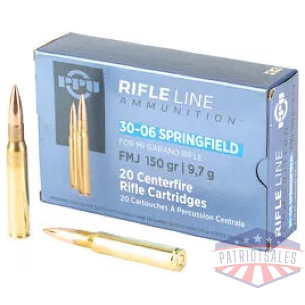 PPU 30-06 SPRING 150G FMJ 20/200