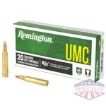 REM UMC 223REM 55GR FMJ 20/200