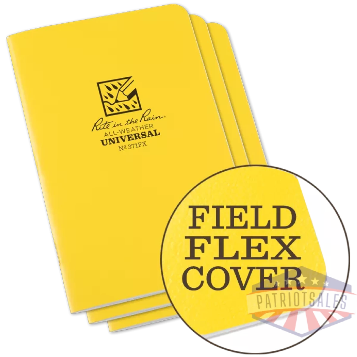 Rir-371fx - field-flex universal stapled notebook 4. 625 x 7 - 3 pack - rir 371fx