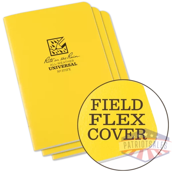 Field-Flex Universal Stapled Notebook 4.625 x 7 - 3 Pack