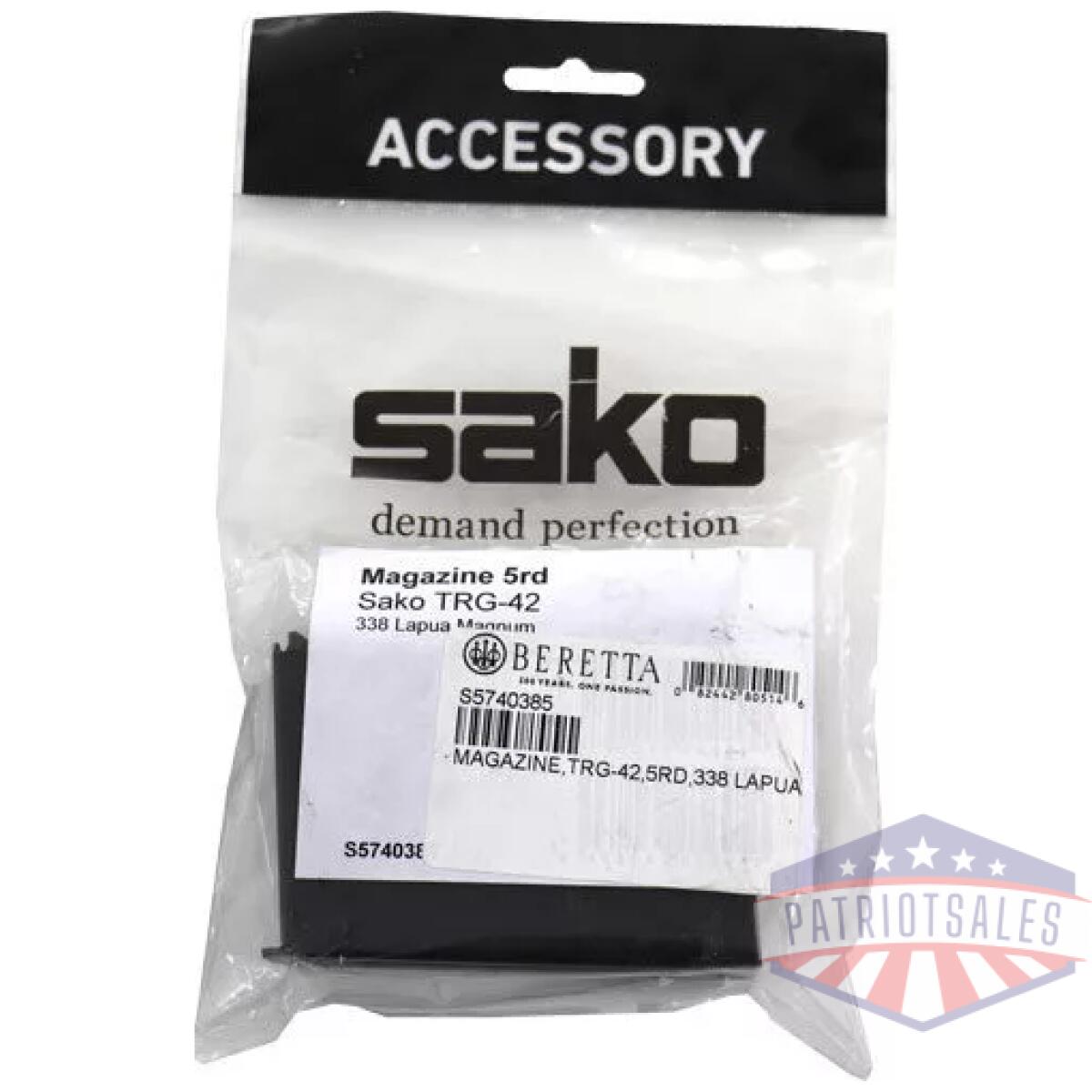 S5740385_pkg - sako magazine trg 42 338 - lapua magnum 5rd black - s5740385 pkg