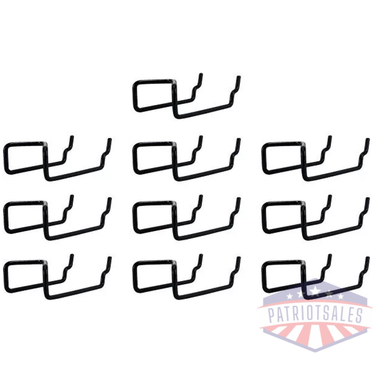 Slatvert10 - gss slatwall/pegboard vertical - gun cradles 10 pack - slatvert10