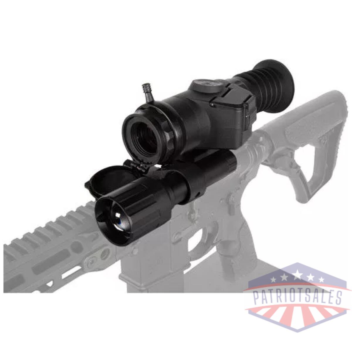 Sm18041_on-ghosted-gun-w_-light - sightmark wraith 4k mini 4x - 2-16x32 digi ngt vision scope - sm18041 on ghosted gun w light