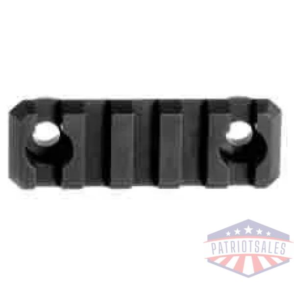 TROY RAIL SECTION 2" BLACK - QUICK-ATTACH