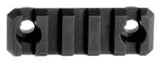 TROY RAIL SECTION 2" BLACK - QUICK-ATTACH
