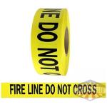 Barricade Tape YLW Fire