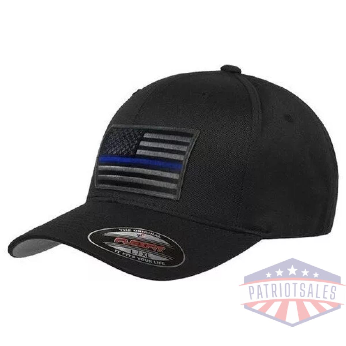 Flexfit subdued thin blue line hat - image 1