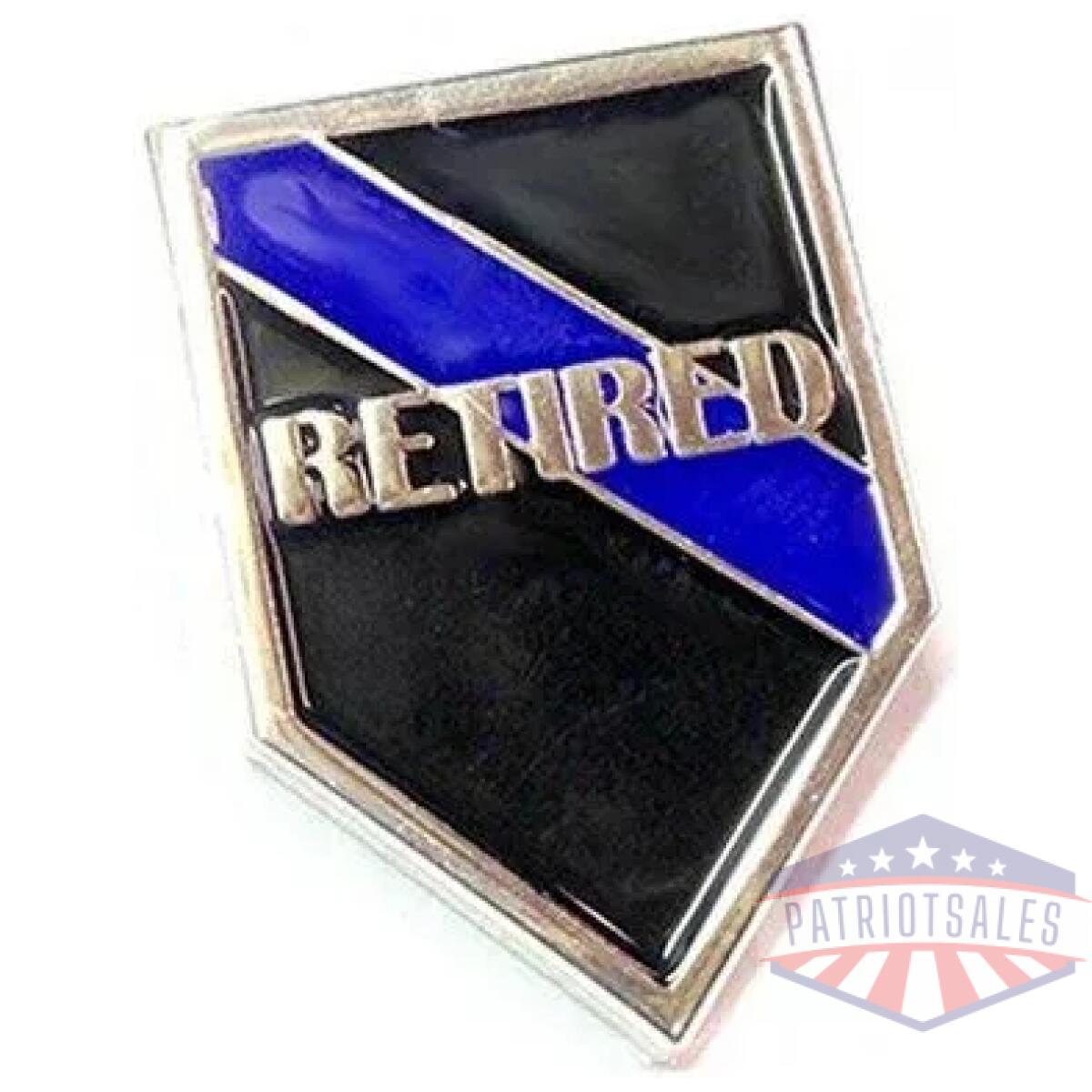 Retired officer pin - image 1