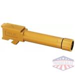 TRUE PRECISION FOR GLOCK 26 - BARREL THREADED GOLD TIN