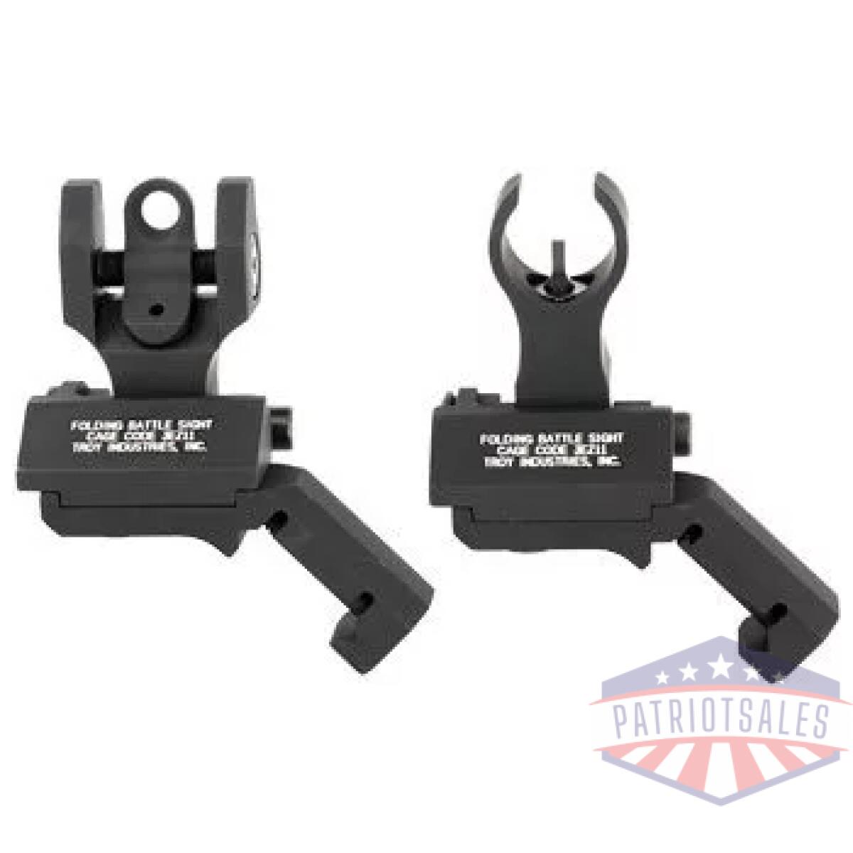 Troy fldng hk frnt offset sght blk - image 1