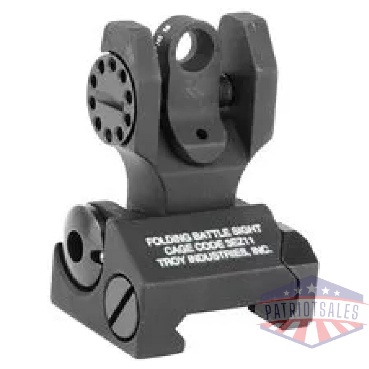 Troy fldng rear tritium sght blk - image 1