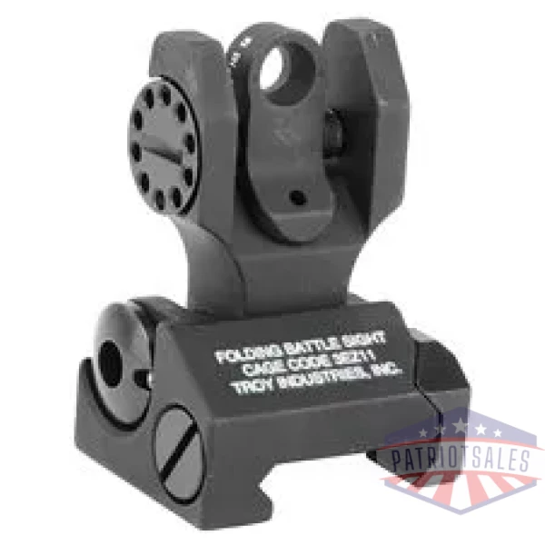 TROY FLDNG REAR TRITIUM SGHT BLK