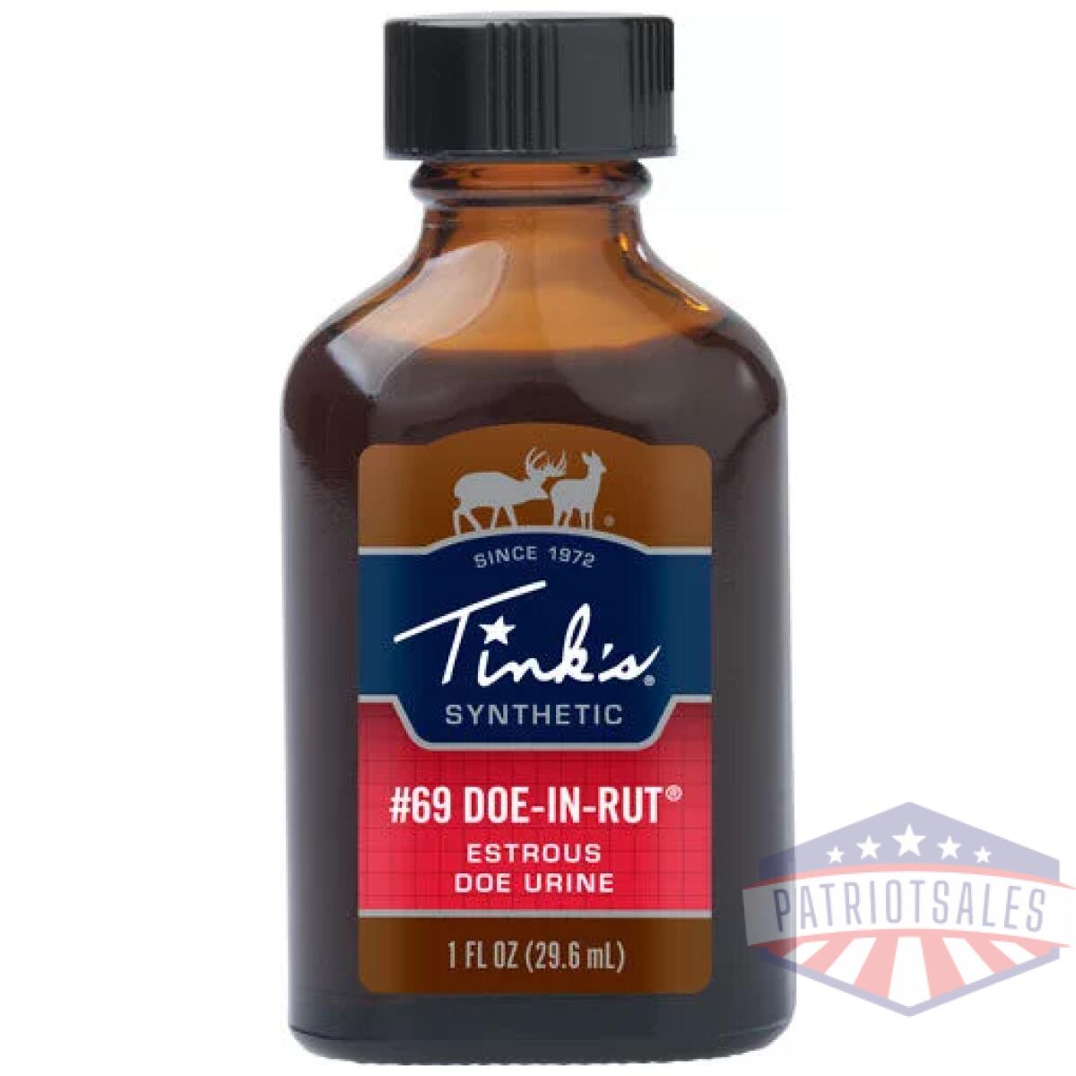 W5256_1 - tinks deer lure #69 doe-in-rut - synthetic 1fl ounce bottle - w5256 1