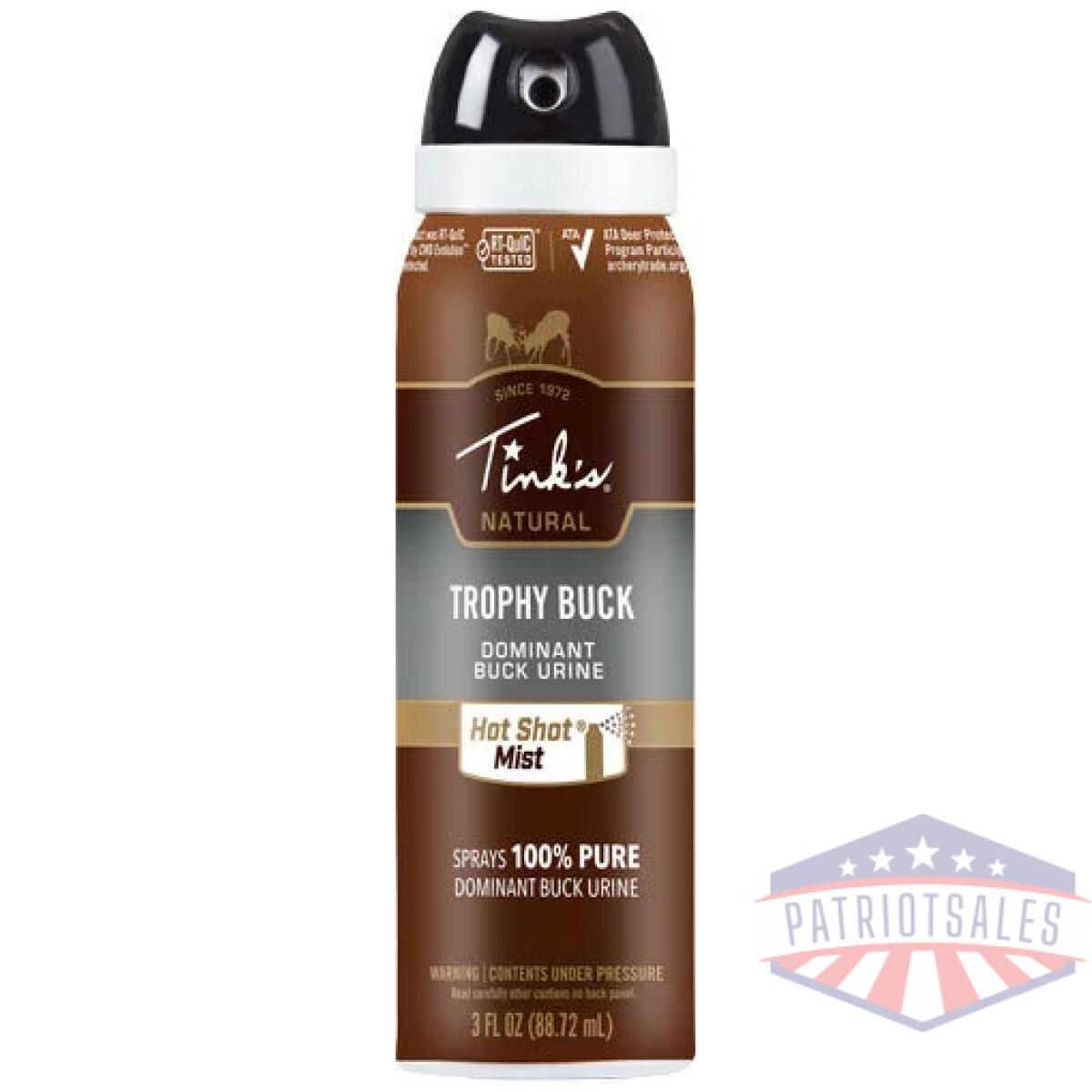 W5314_1 - tinks deer lure trophy buck - hot shot mist 3oz. Aerosol - w5314 1