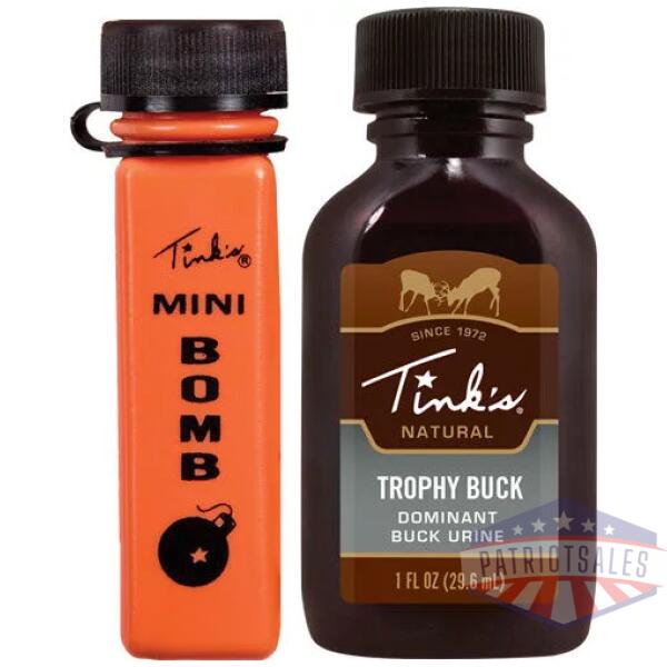 TINKS DEER LURE TROPHY BUCK - URINE W/MINI BOMB 1FL OUNCE