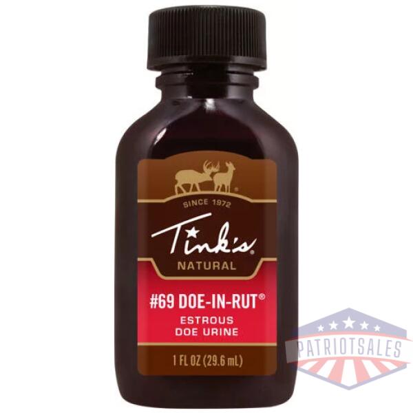 TINKS DEER LURE #69 DOE-IN-RUT - 1FL OZ SQUIRT TOP BOTTLE
