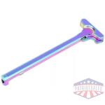 GUNTEC AR15 CHARGING HANDLE - MATTE RAINBOW PVD COATED