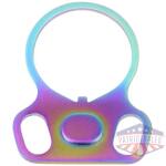 GUNTEC AR15 AMBI SINGLE POINT - SLING ADAPTER RAINBOW PVD