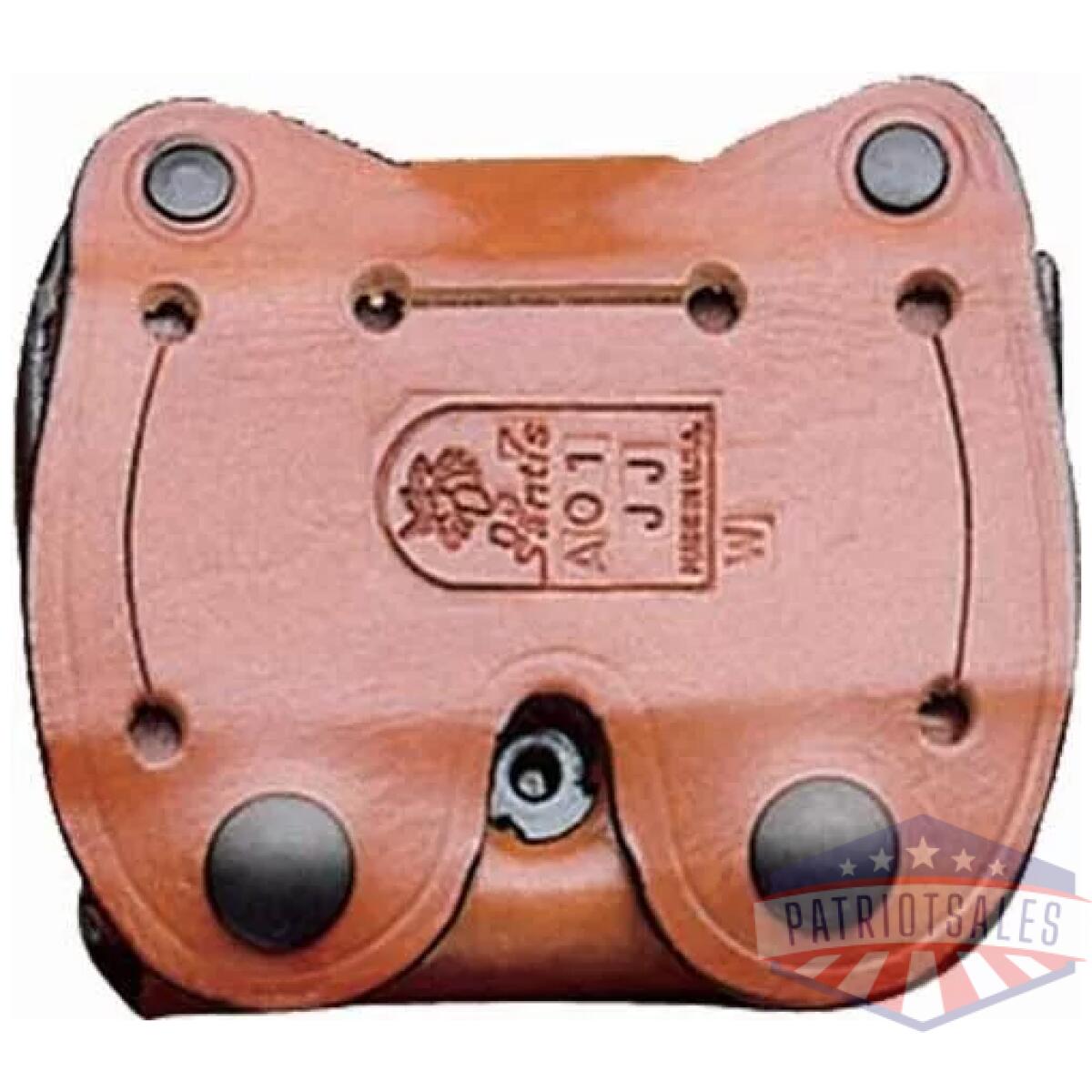 Desantis double mag pouch owb - leather sig p365 tan - image 2